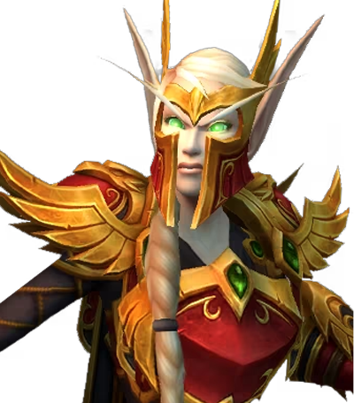 Personnage elfe de sang de World of Warcraft